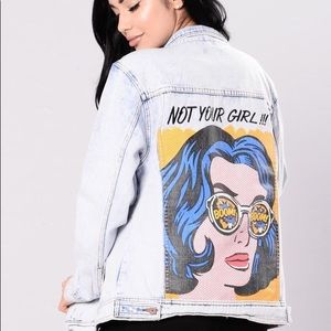 ⚠️sold off poshmark ⚠️Fashion nova jean jacket